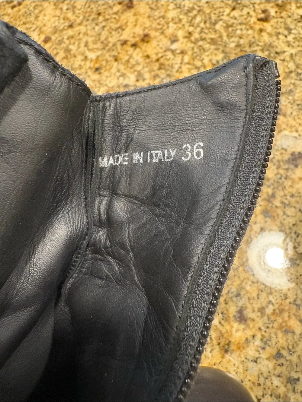 Untamed Street Radnor black leather biker boots 36 US 5.5 Handmade in Italy Luxe